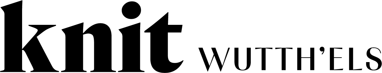 Knit logo full horizontal black